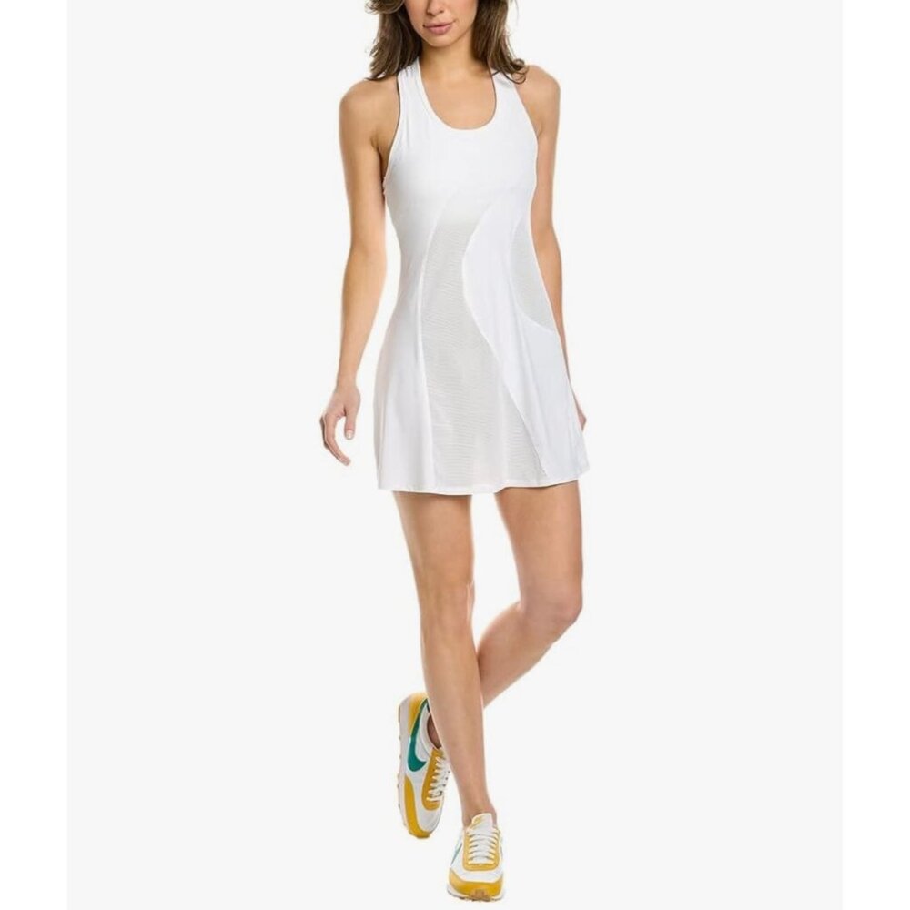 Eleven By Venus Williams Wavy Athletic Dress Bright White Size M